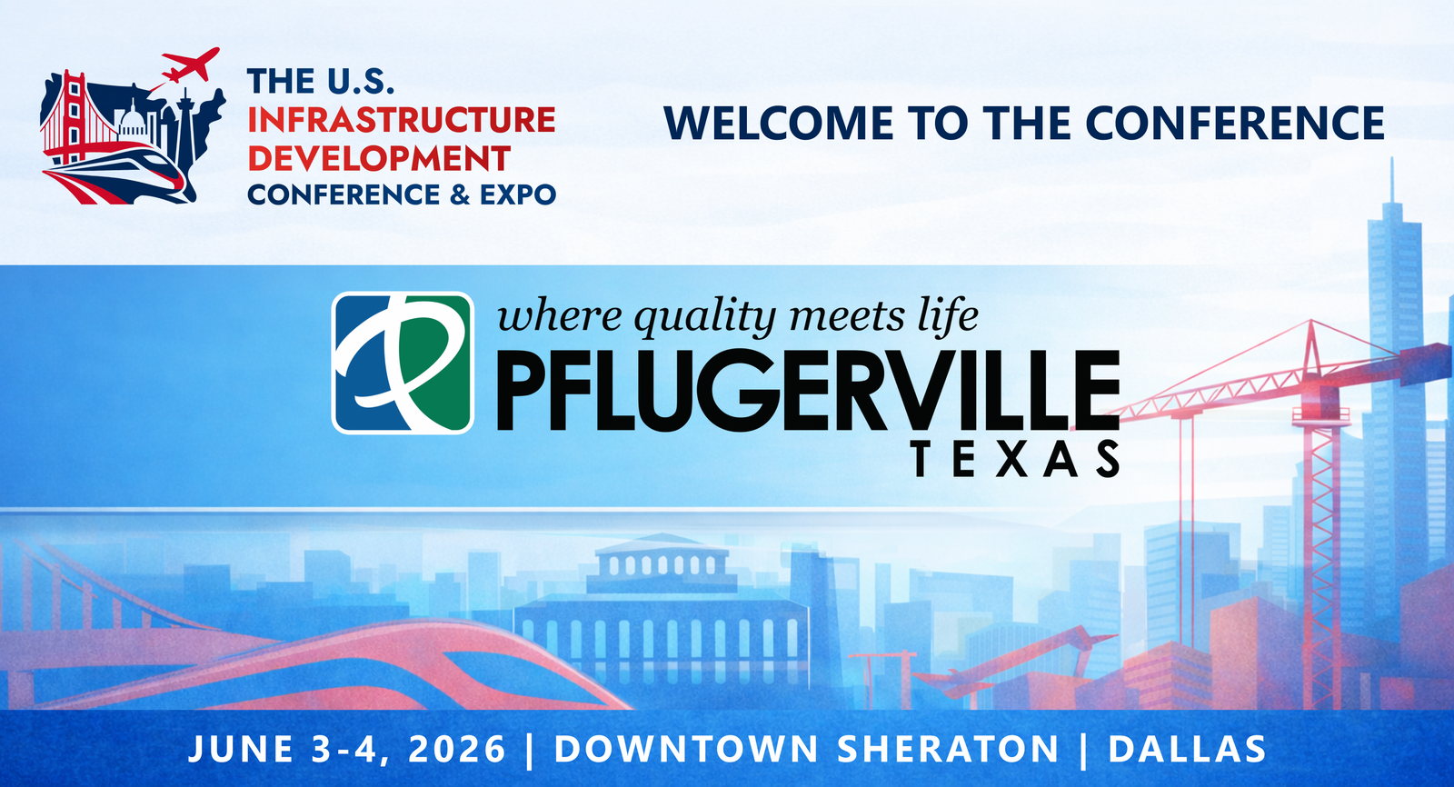 Representatives from the City of Pflugerville will be attending the Conference
