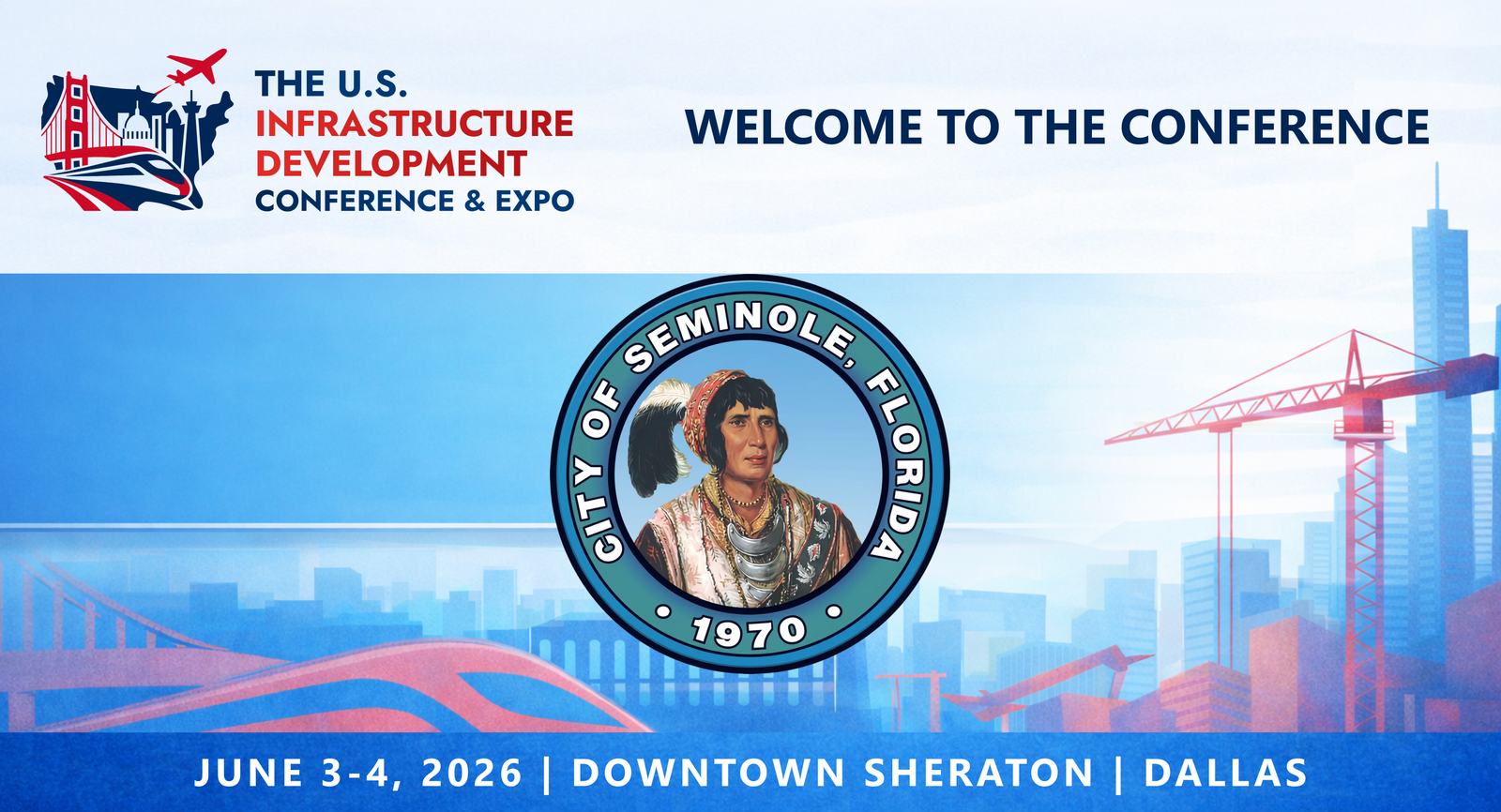 Representatives from the City of Seminole will be attending the Conference