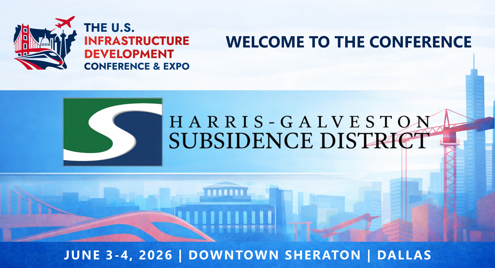 Representatives from Harris-Galveston Subsidence District will be attending the Conference