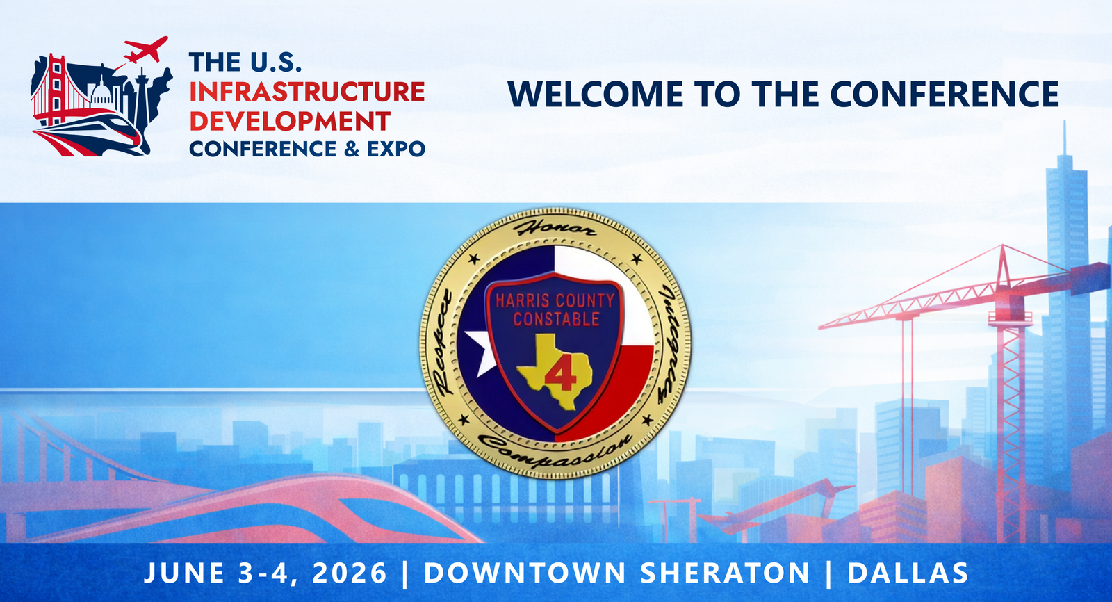 Representatives from the Harris County Precinct 4 will be attending the Conference